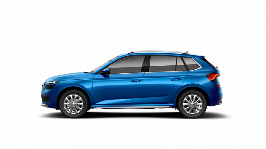Škoda Kamiq, 1,0 TSI 81 KW 6-stup. mech., barva modrá