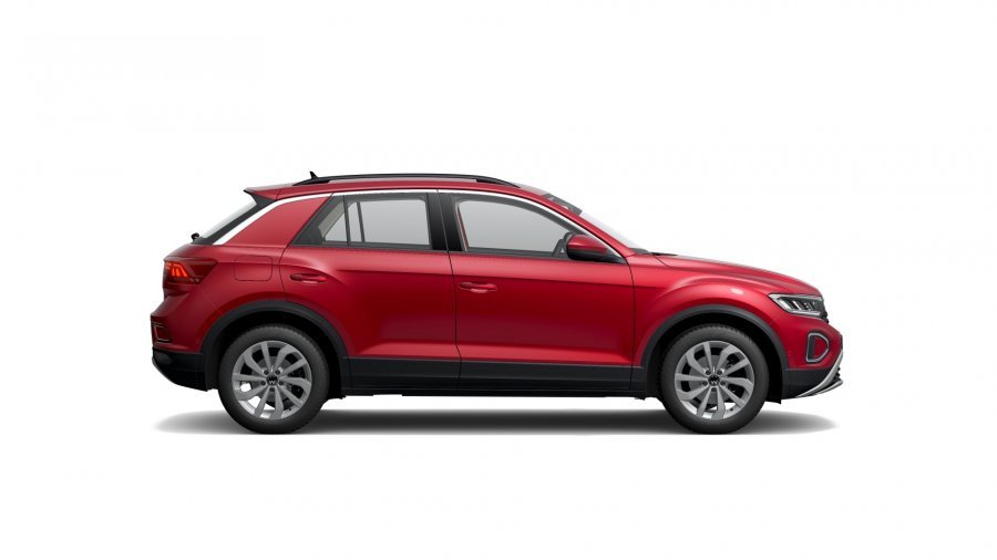 Volkswagen T-Roc, T-Roc Life 1,0 TSI 81kW 6G, barva červená