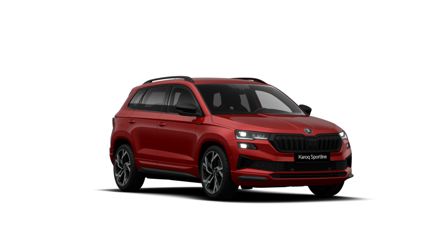 Škoda Karoq, 1,5 TSI 110 kW 7-stup. automat., barva červená