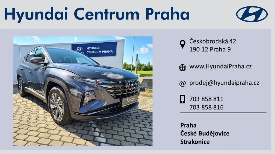 Hyundai Tucson, 1,6 T-GDi 110 kW (95 NAT) 6 st. man, barva šedá