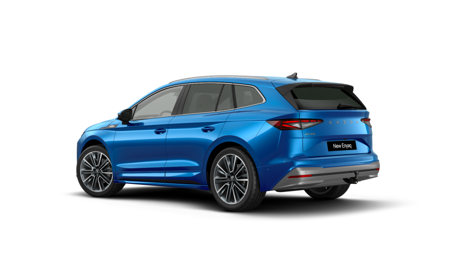 Škoda Enyaq iV, 82 kWh 210 kW 1° automatická 4x4, barva modrá