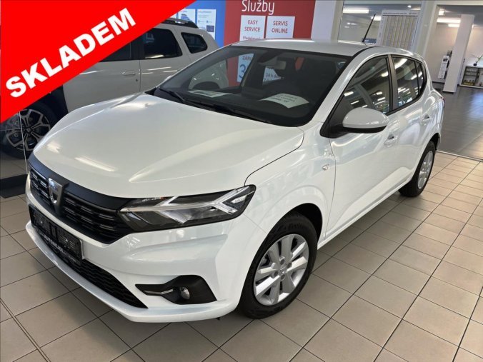Dacia Sandero, 1,0 SCe 65  Comfort SKLADEM, barva bílá