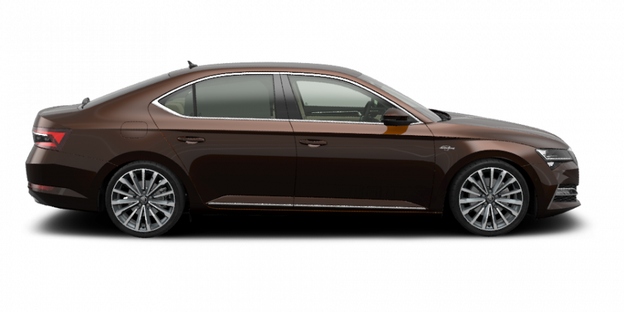 Škoda Superb, 2,0 TDI 147 kW 7-stup. automat., barva hnědá