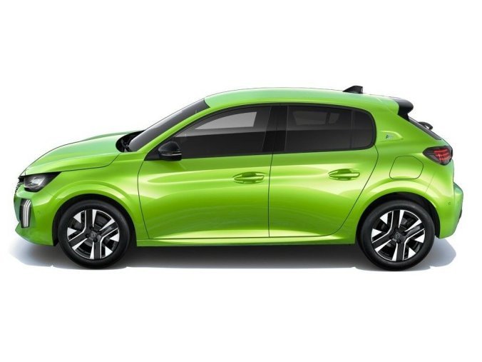 Peugeot 208, Peugeot 208 ALLURE Elektromotor 115 kW / 156 k (Baterie 51 kWh), barva žlutá