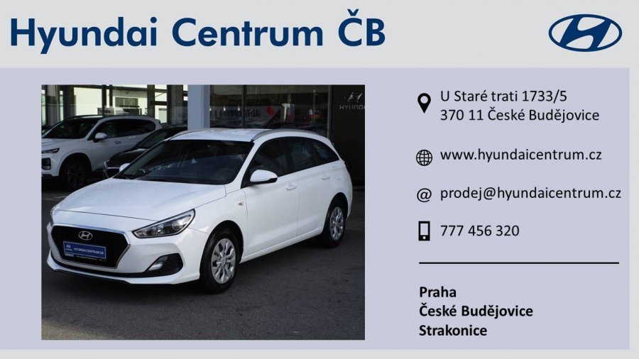 Hyundai i30, 1,4i 73 kW (95 NAT) 6 st. man *, barva bílá