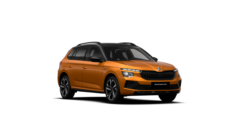Škoda Kamiq, 1,0 TSI 85 kW 7-stup. automat., barva oranžová