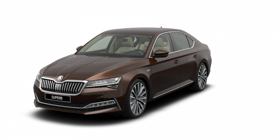 Škoda Superb, 2,0 TDI 147 kW 7-stup. automat., barva hnědá