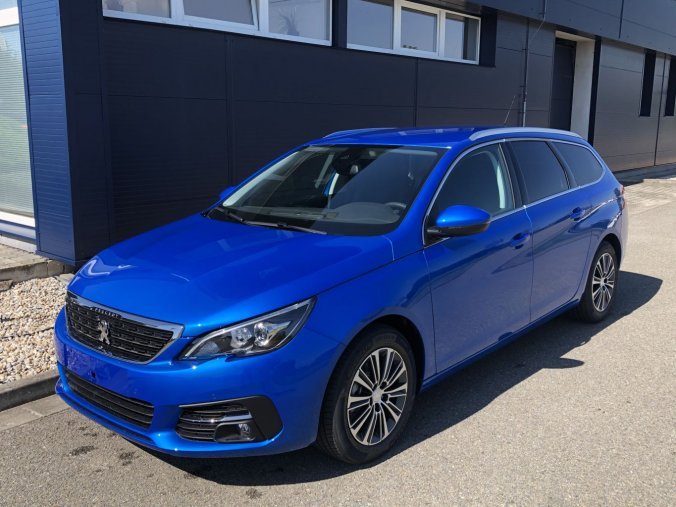 Peugeot 308, SW Allure 1.5 BlueHDi 130 S&S MAN6, barva modrá