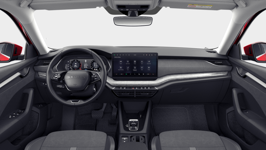 Škoda Octavia, 1,5 TSI m-HEV 110 kW 7° automatická DSG, barva červená