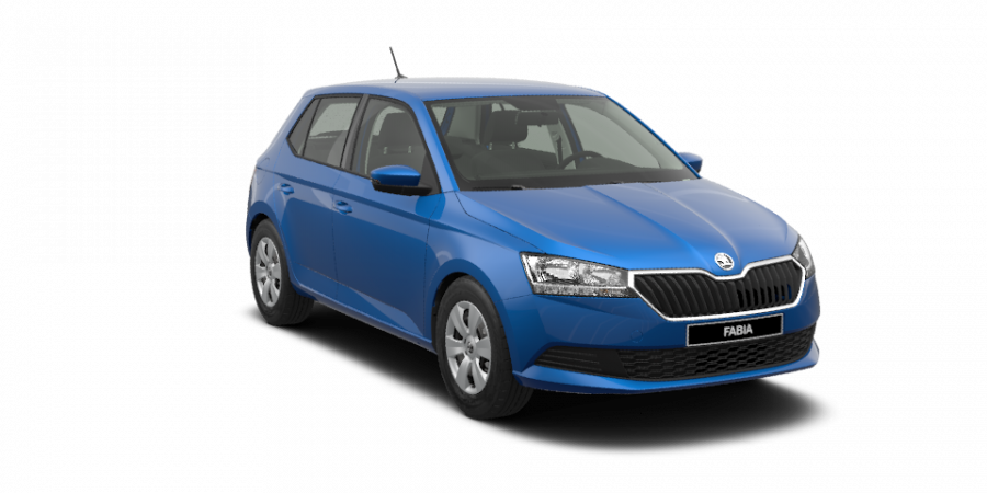 Škoda Fabia, 1,0 MPI 44 kW 5-stup. mech., barva modrá