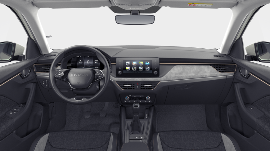 Škoda Scala, 1,0 TSI 85 kW 6° manuální, barva šedá