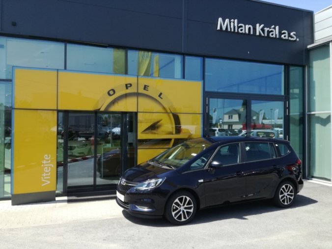 Opel Zafira, SMILE 1.6Turbo 100kW MT6, barva modrá