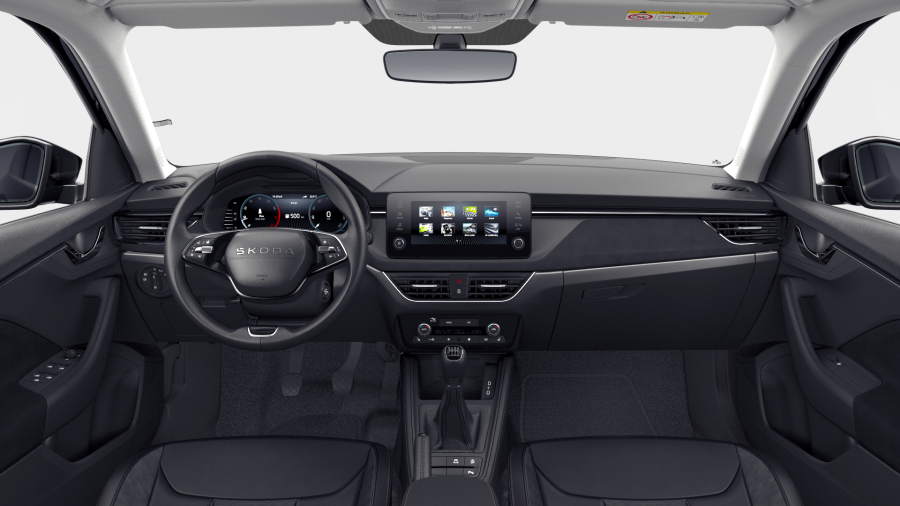 Škoda Scala, 1,0 TSI 85 kW 6-stup. mech., barva černá