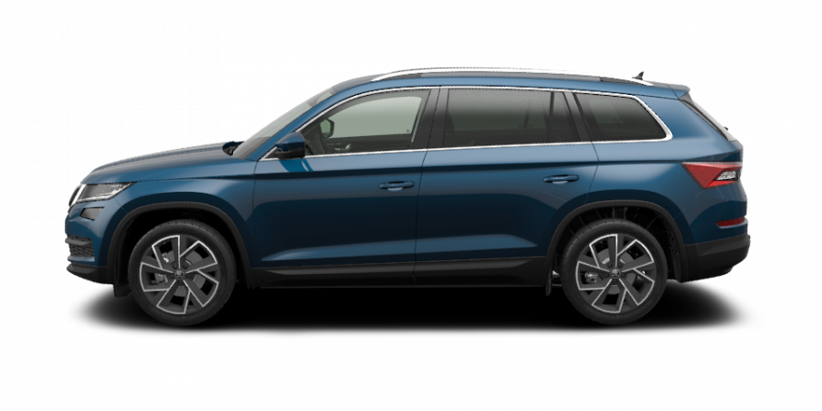 Škoda Kodiaq, 1,5 TSI 110 kW 7-stup. automat., barva modrá