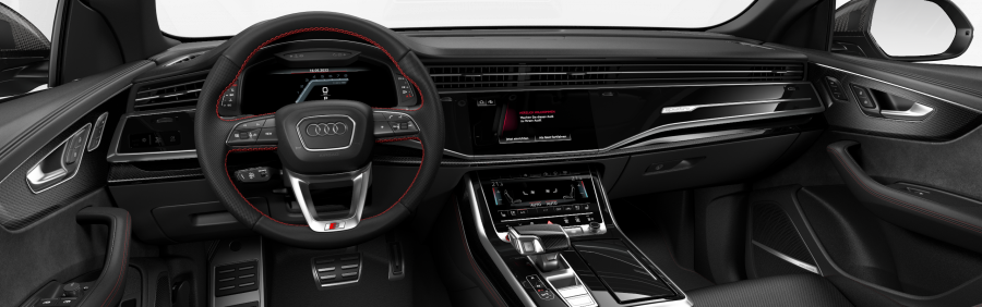Audi Q8, SQ8 TFSI 373 kW quattro, barva černá