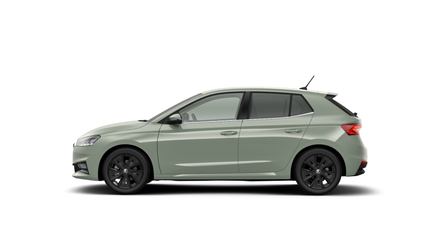 Škoda Fabia, 1,0 TSI 85 kW 7° automatická DSG, barva zelená