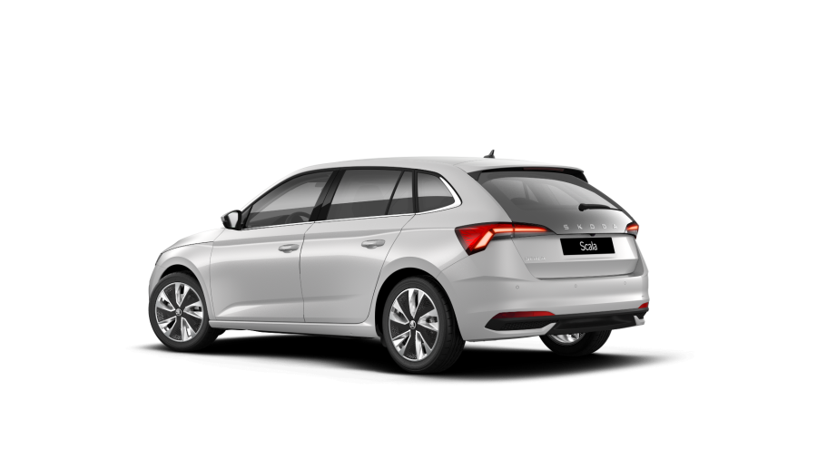 Škoda Scala, 1,5 TSI 110 kW 6-stup. mech., barva bílá