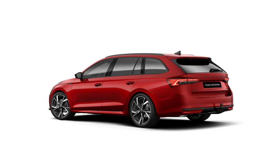 Škoda Octavia, 1,5 TSI m-HEV 110 kW 7° automatická DSG, barva červená