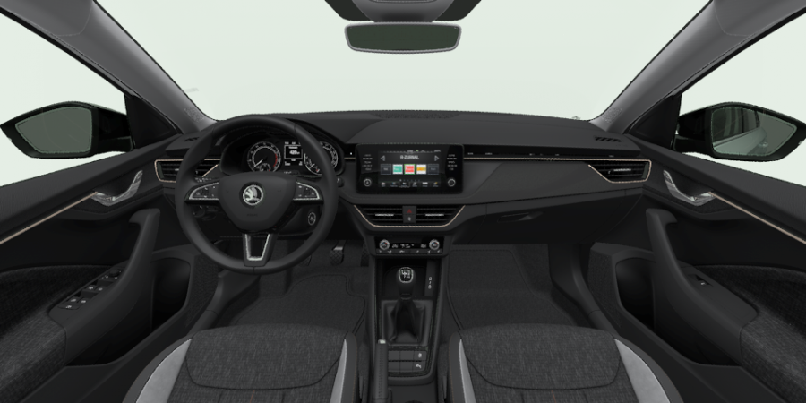 Škoda Scala, 1,0 TSI 85 kW 6-stup. mech., barva bílá