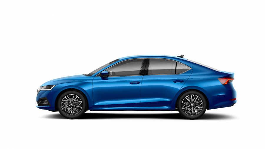 Škoda Octavia, 1,5 TSI 110 kW 6-stup. mech., barva modrá