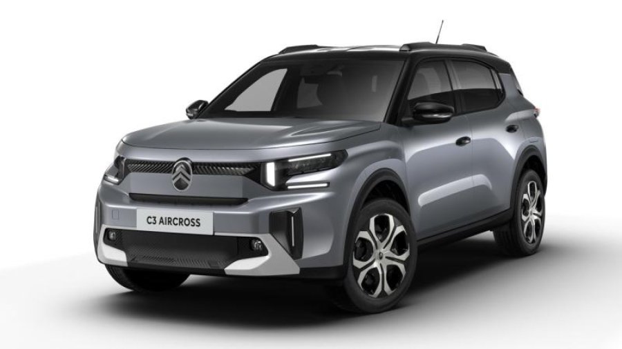 Citroën C3 Aircross, PLUS Turbo 100 MAN6, barva šedá