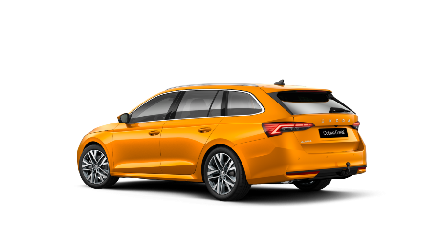 Škoda Octavia, 2,0 TDI 110 kW 7° automatická DSG, barva oranžová