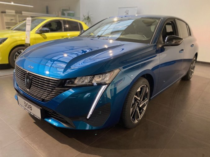 Peugeot 308, Peugeot 308 ALLURE Hybrid 136 e-DCS6 - 7814, barva modrá