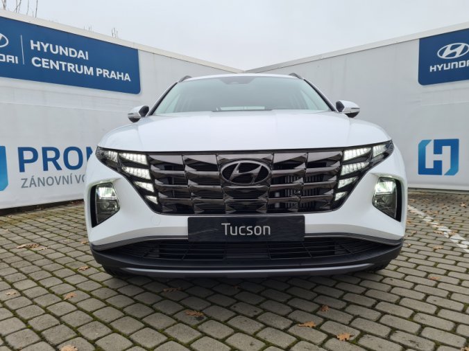 Hyundai Tucson, 1,6 T-GDI 4x2 110 kW 6st. manuální, barva bílá