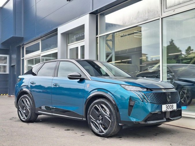 Peugeot 3008, Peugeot 3008 GT Elektromotor 157 kW/210 k (, barva modrá