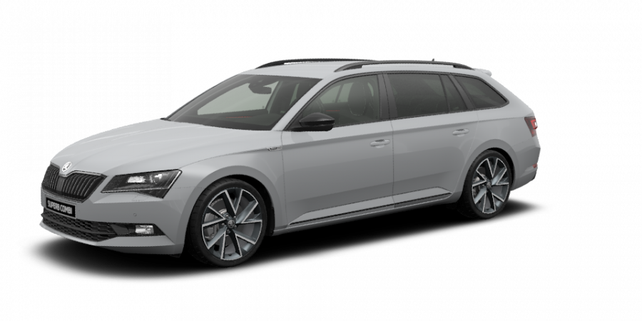 Škoda Superb, 2,0 TDI 140 kW 7-stup. automat. 4x4, barva šedá