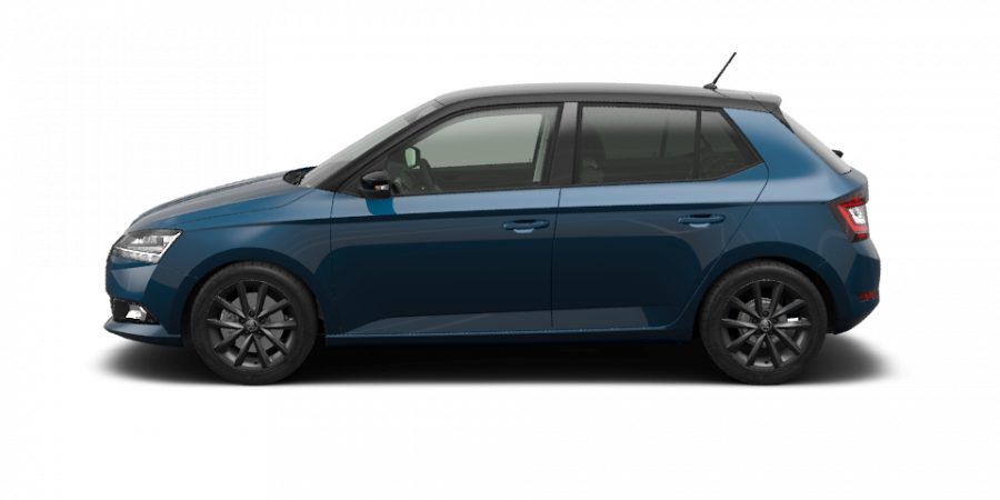 Škoda Fabia, 1,0 TSI 70 kW 5-stup. mech., barva modrá