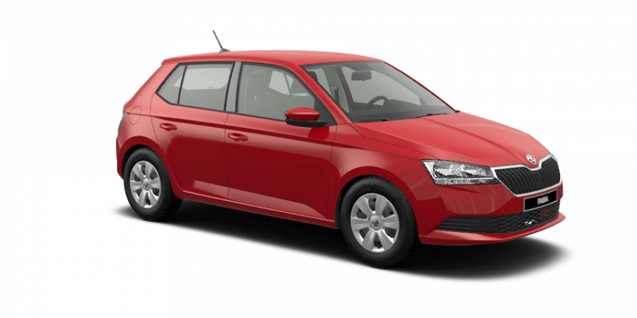 Škoda Fabia, 1,0 TSI 70 kW 5-stup. mech., barva červená