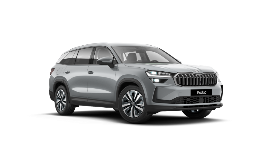 Škoda Kodiaq, 2,0 TDI 142 kW 7° automatická DSG 4x4, barva stříbrná
