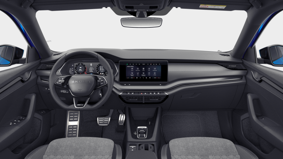 Škoda Octavia, 1,5 TSI Hybrid 110 kW 7° automatická DSG, barva modrá