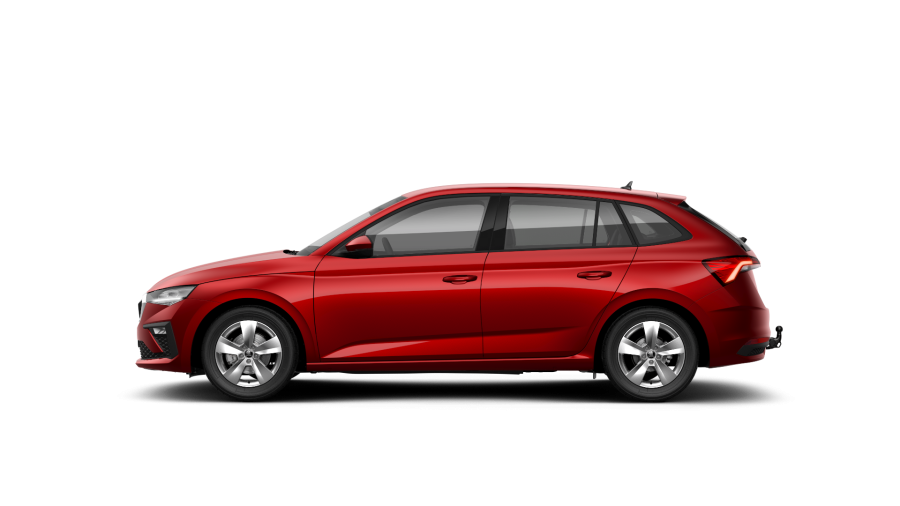 Škoda Scala, 1,0 TSI 85 kW 6° manuální, barva červená
