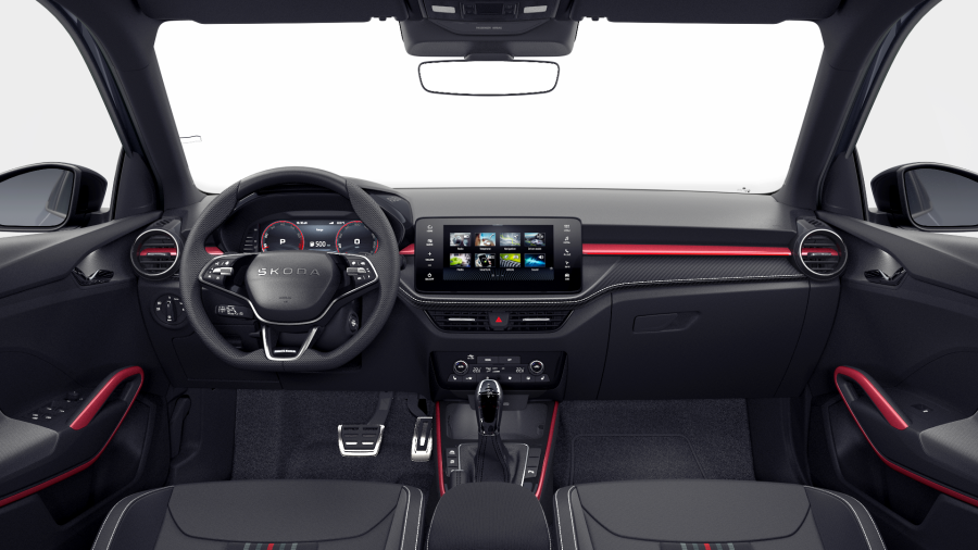 Škoda Fabia, 1,5 TSI 110 kW 7° automatická DSG, barva šedá