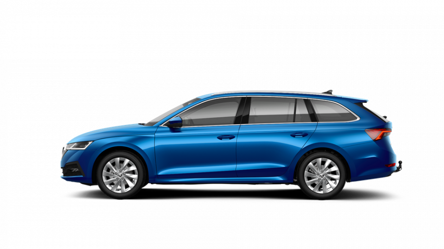 Škoda Octavia, 1,5 TSI 110 kW 6-stup. mech., barva modrá