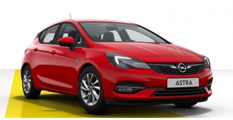 Opel Astra, Smile HB 1.2 Turbo, barva červená