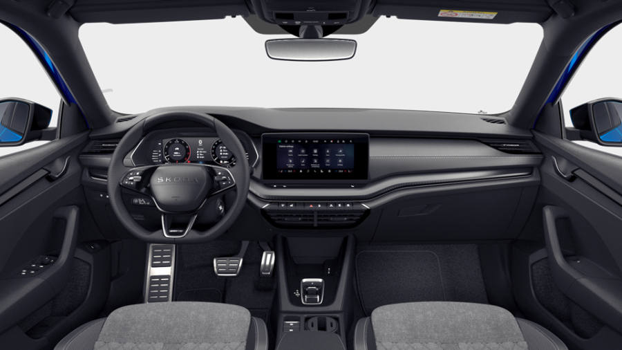 Škoda Octavia, 1,5 TSI m-HEV 110 kW 7° automatická DSG, barva modrá