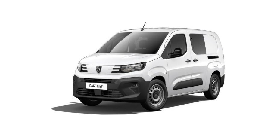 Peugeot Partner, Peugeot Partner Polocombi L2 1000 1.5BHDi 100k, barva bílá