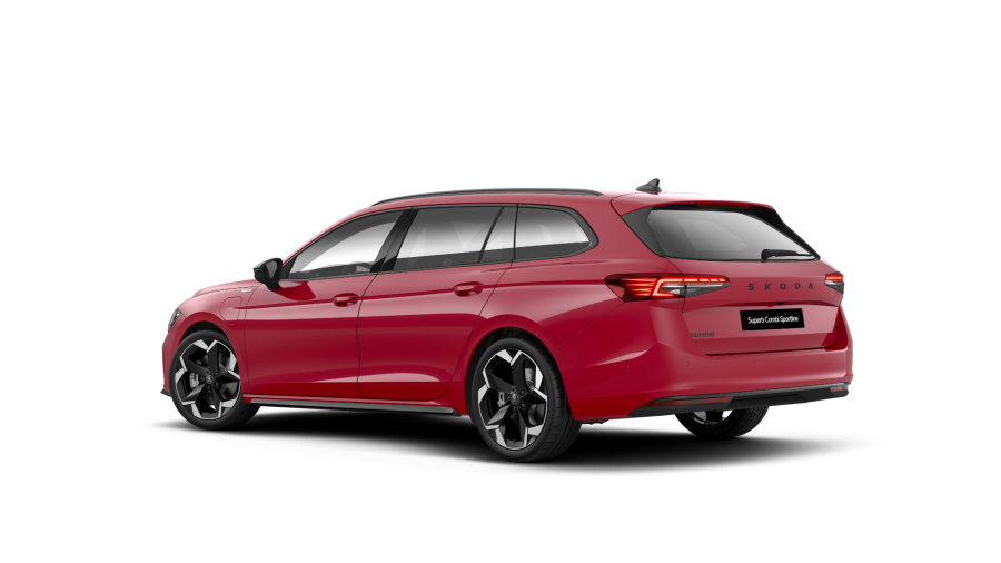 Škoda Superb, 1,5 TSI iV 110 kW 6° automatická DSG, barva červená