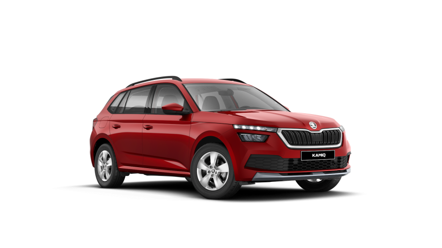 Škoda Kamiq, 1,5 TSI 110 kW 6-stup. mech., barva červená