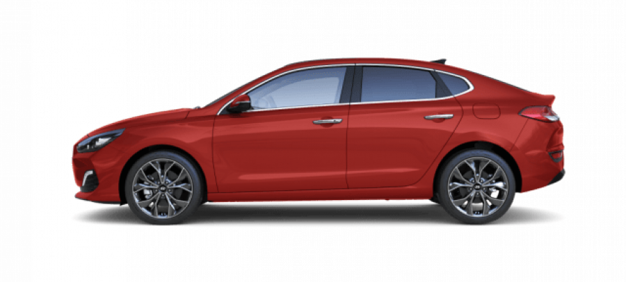 Hyundai i30, 1,0 T-GDI 88 kW (95 NAT) 6 st. man, barva červená