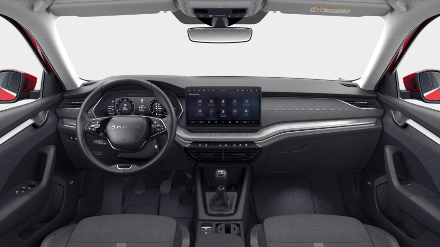 Škoda Octavia, 1,5 TSI 110 kW 6° manuální, barva červená