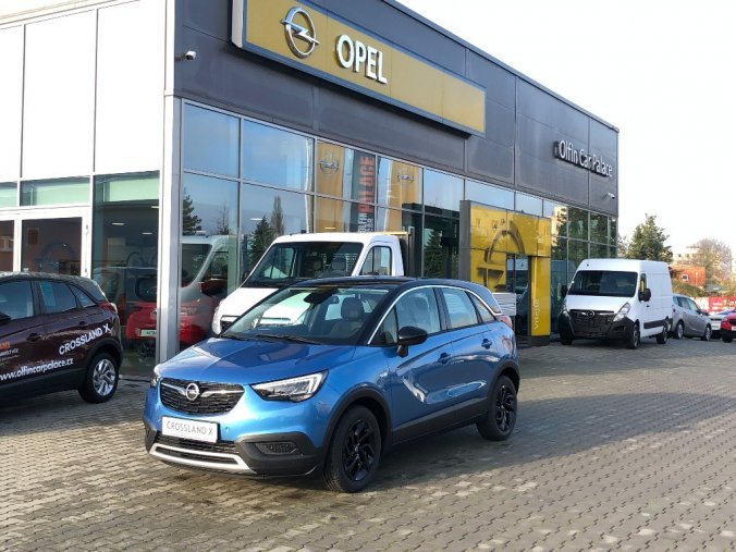 Opel Crossland X, INNOVATION 1.2i 60 kW MT5, barva modrá