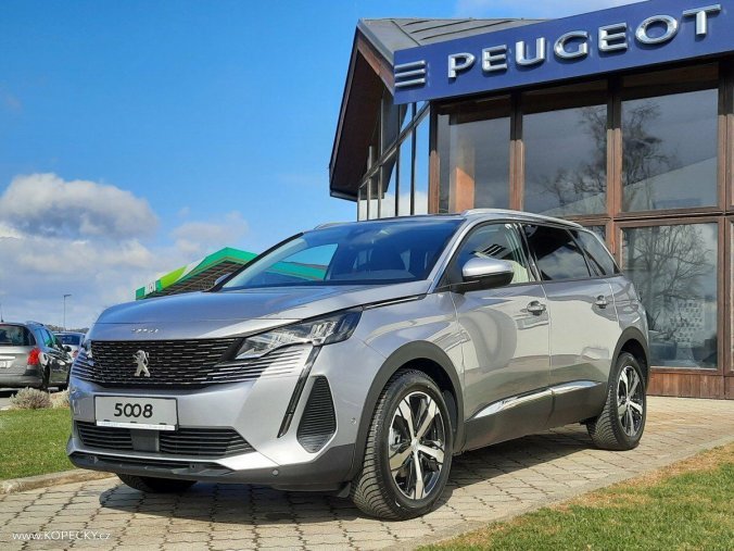 Peugeot 5008, ALLURE PACK 1.5 BHDi 130k M6, barva šedá