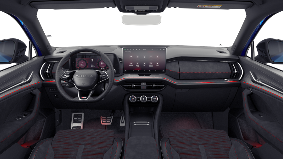 Škoda Kodiaq, 2,0 TSI 195 kW 7° automatická DSG 4x4, barva modrá