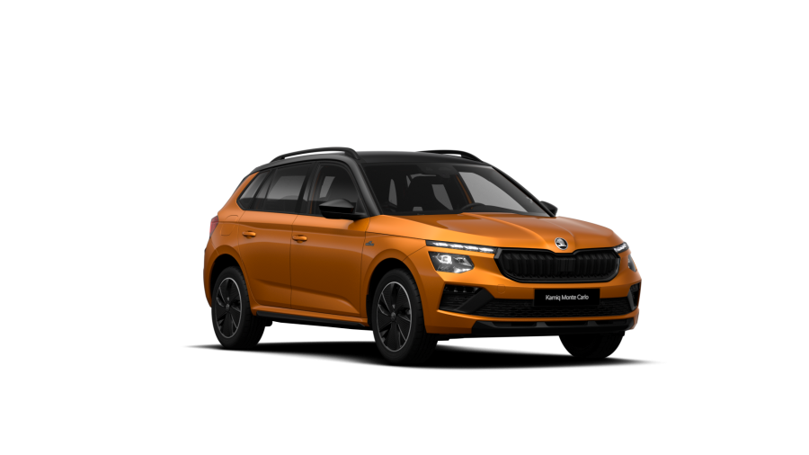 Škoda Kamiq, 1,0 TSI 85 kW 7-stup. automat., barva oranžová