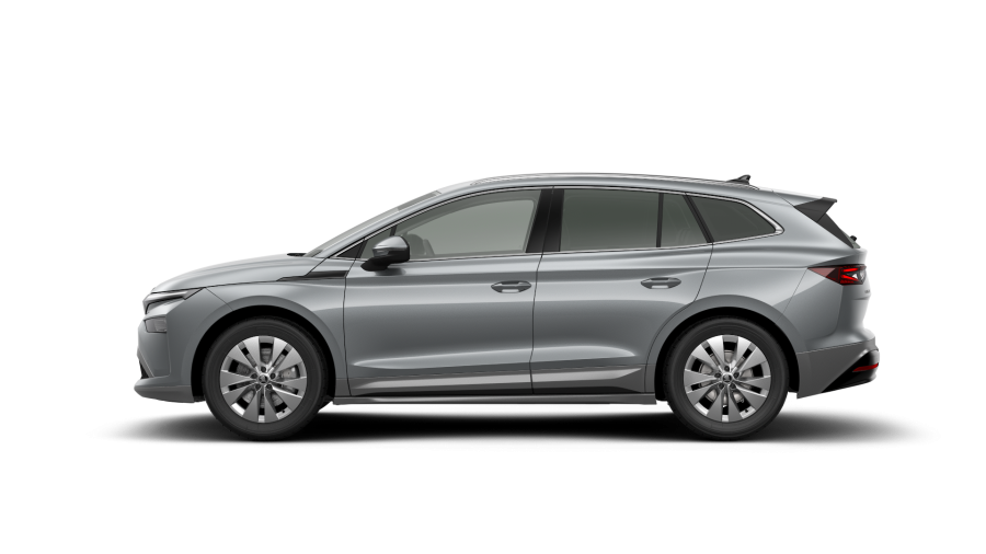 Škoda Enyaq iV, 82 kWh 210 kW 1° automatická, barva stříbrná