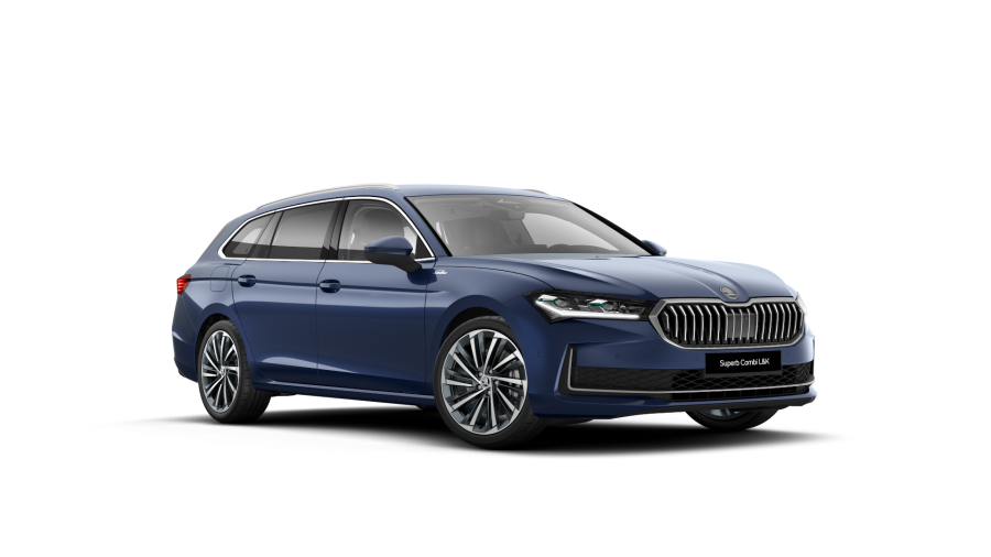Škoda Superb, 2,0 TDI 142 kW 7-stup. automat. 4x4, barva modrá
